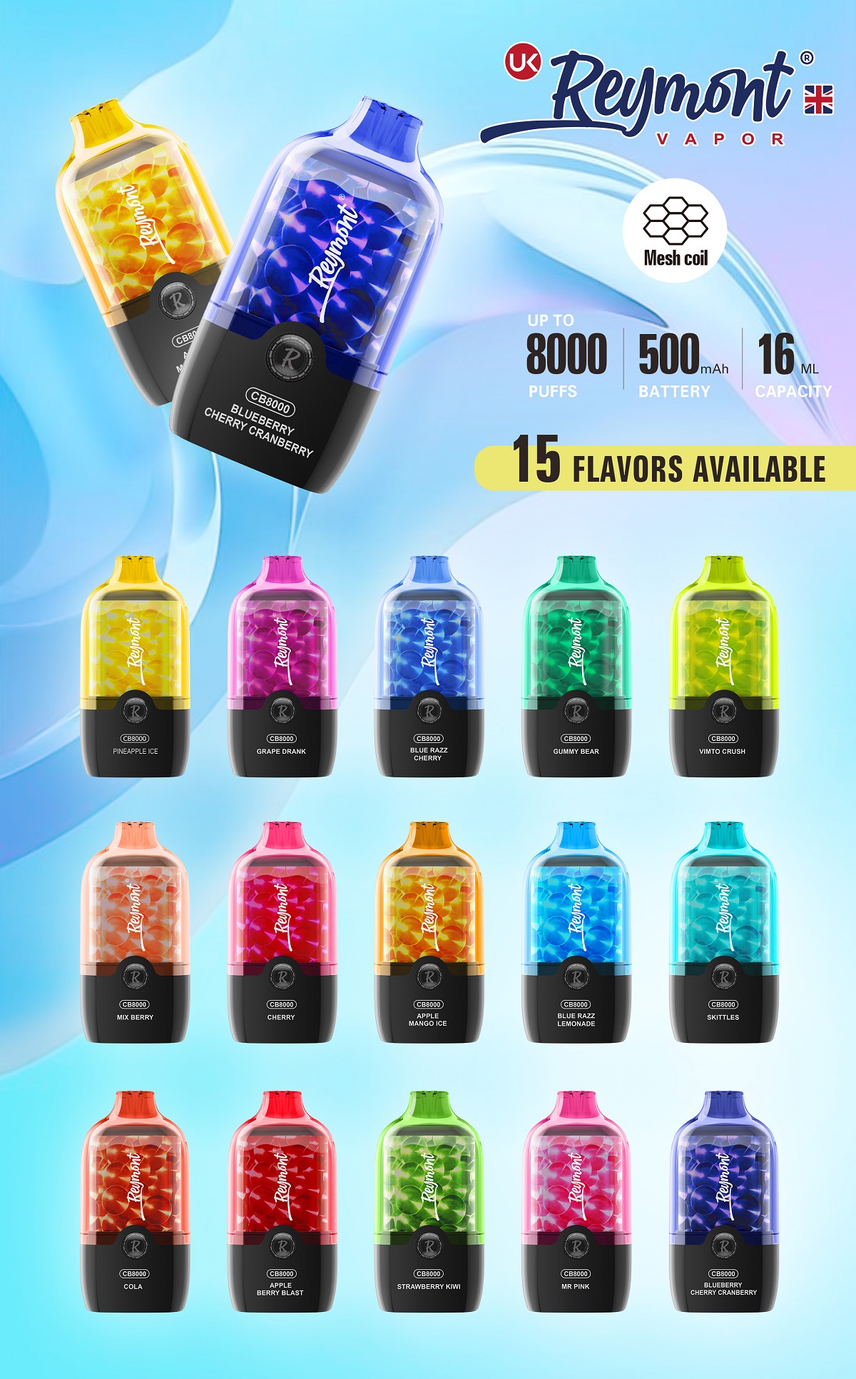 Reymont CB8000, 8000 Puffs, CB8000 Puffs, Big Puff