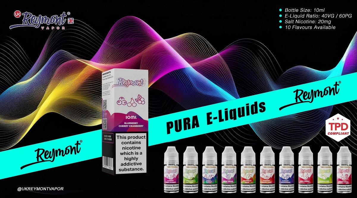 Reymont Pura E-Liquids, Reymont E Liquids, Reymont E Juice, Reymont Nic Salts, Pura E Liquids, Pura E Juice, Pura Nic Salts, Nic Juice, Nic Liquids, E Cig Liquids