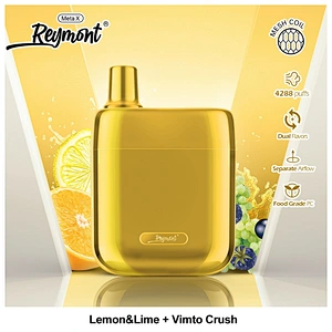 Reymont Meta X Dual Flavors Mesh Coil Up to 4288 Puffs Rechargeable Disposable Electronic Cigarette Vape pen