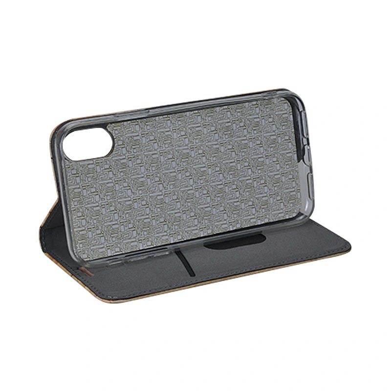 Wood Grain Mobile Phone Case Leather Case Flip Cover