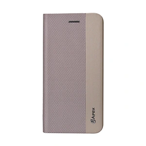 PU Leather Phone Wallet Case With Woven Pattern & Card Slots