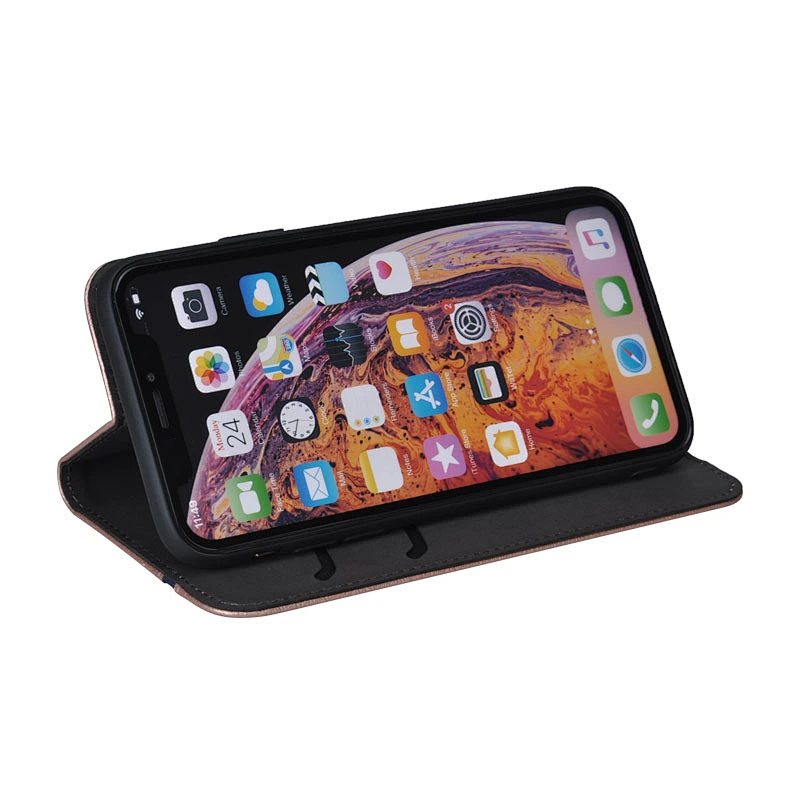 PU Leather Mobile Phone Wallet Case Phone Flip Cover