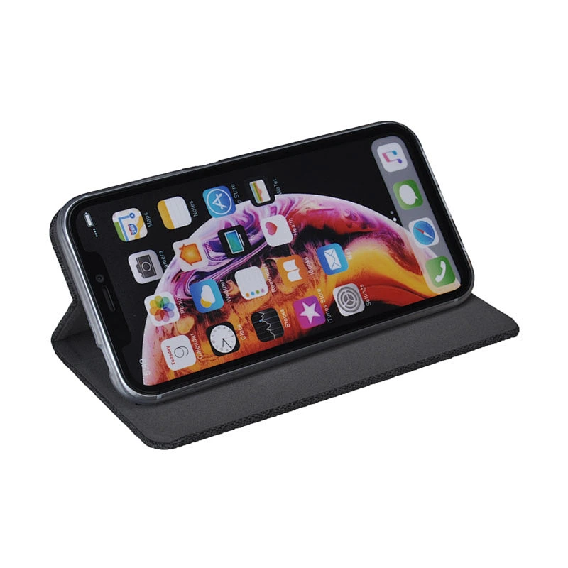 Fabric Phone Book Case Wallet Case With Card Slots