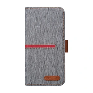Leather Phone Flip Cover Phone Book Case With Buckle