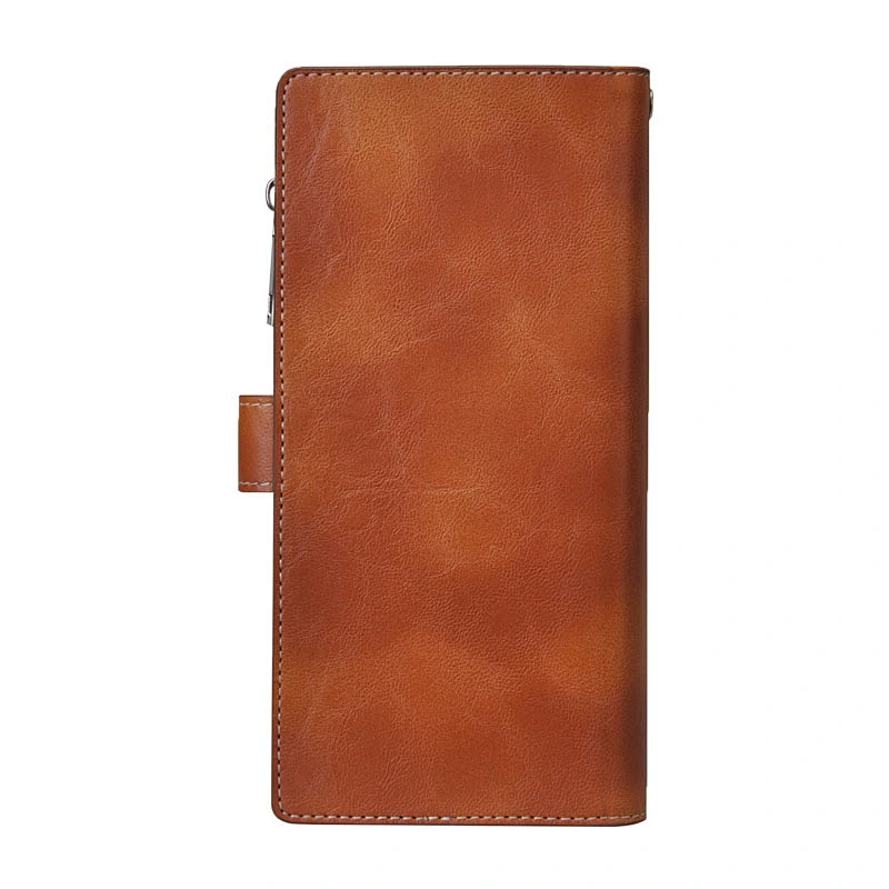 Functional Mobile Phone Wallet Case Wallet Bag With Buckle & Zipper