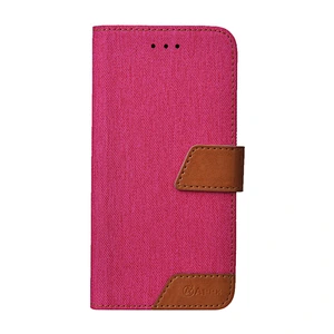 Fabric Phone Wallet Case Cell Phone Flip Cover With Buckle