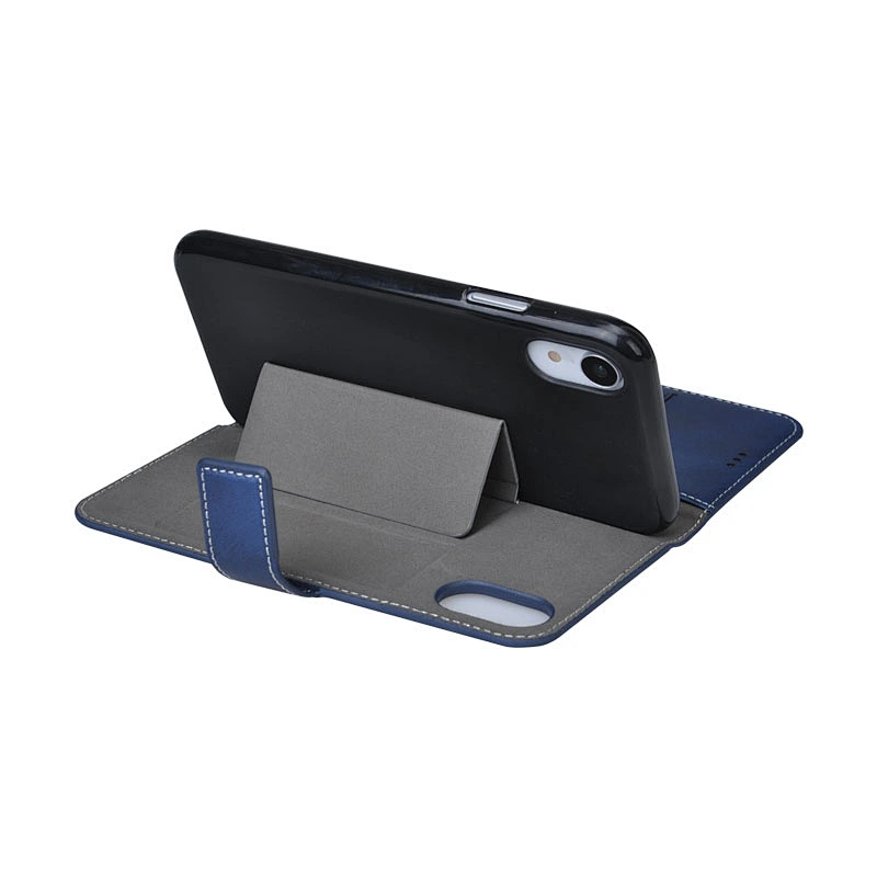 Detachable Phone Wallet Case Phone Folio Magnetic Cover With Buckle