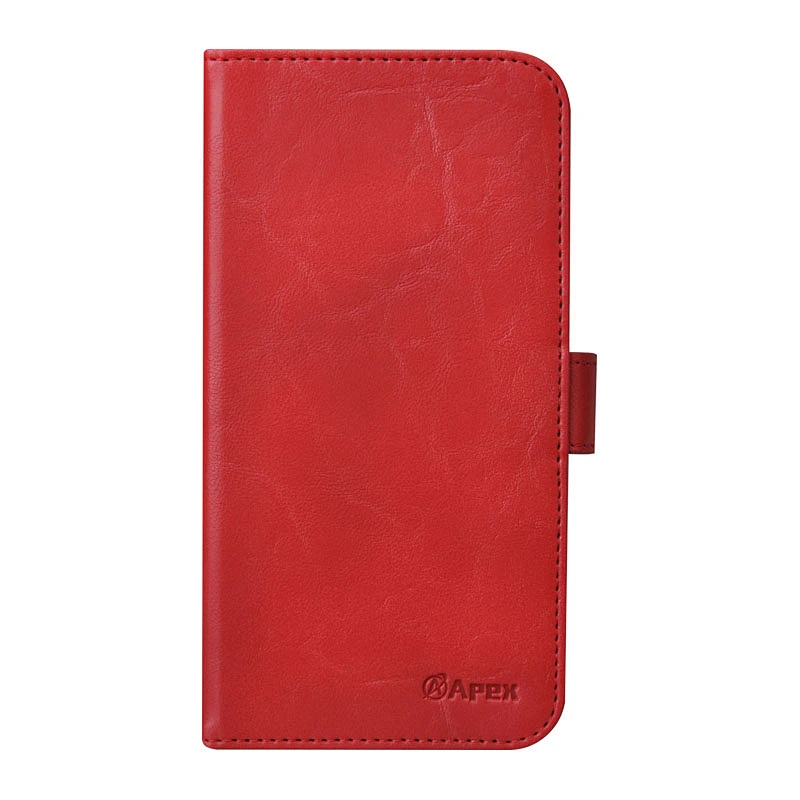 Leather Phone Wallet Case With Buckle Book Case Phone Flip Cover