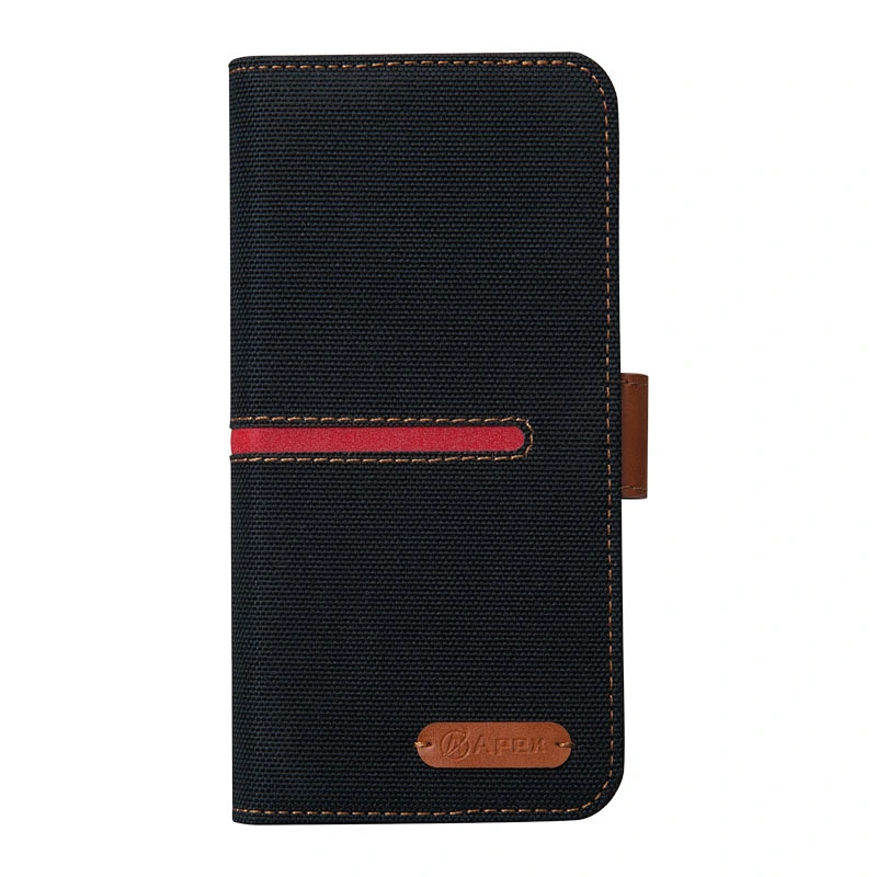 Leather Phone Flip Cover Phone Book Case With Buckle