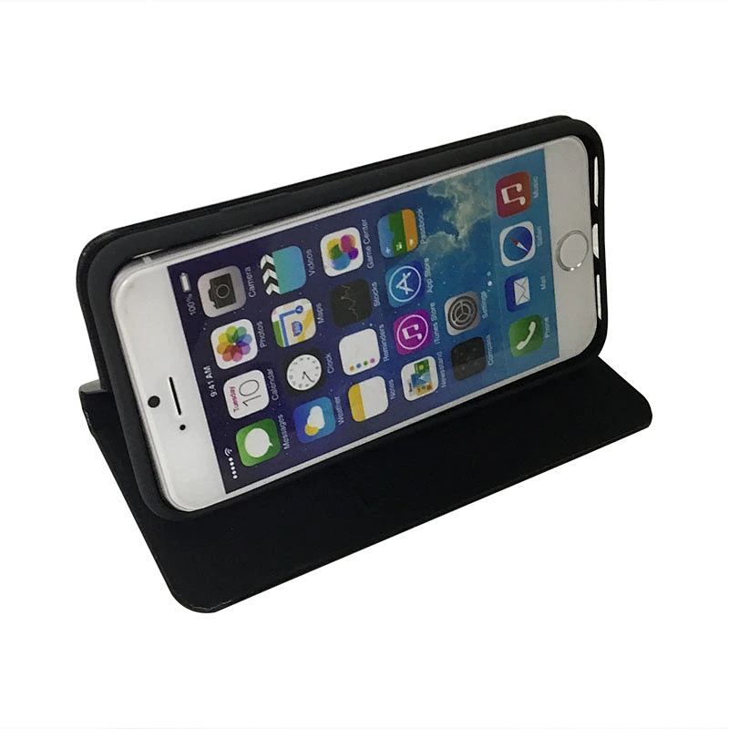 PU Leather Phone Book Case Phone Flip Cover Card Slots & Stand Function