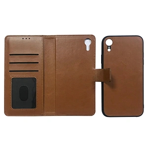 Premium Detachable PU Leather Phone Flip Cover