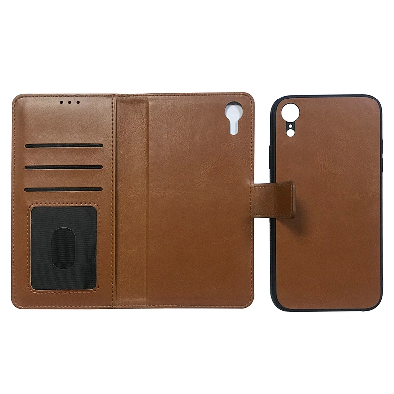 Premium Detachable PU Leather Phone Flip Cover