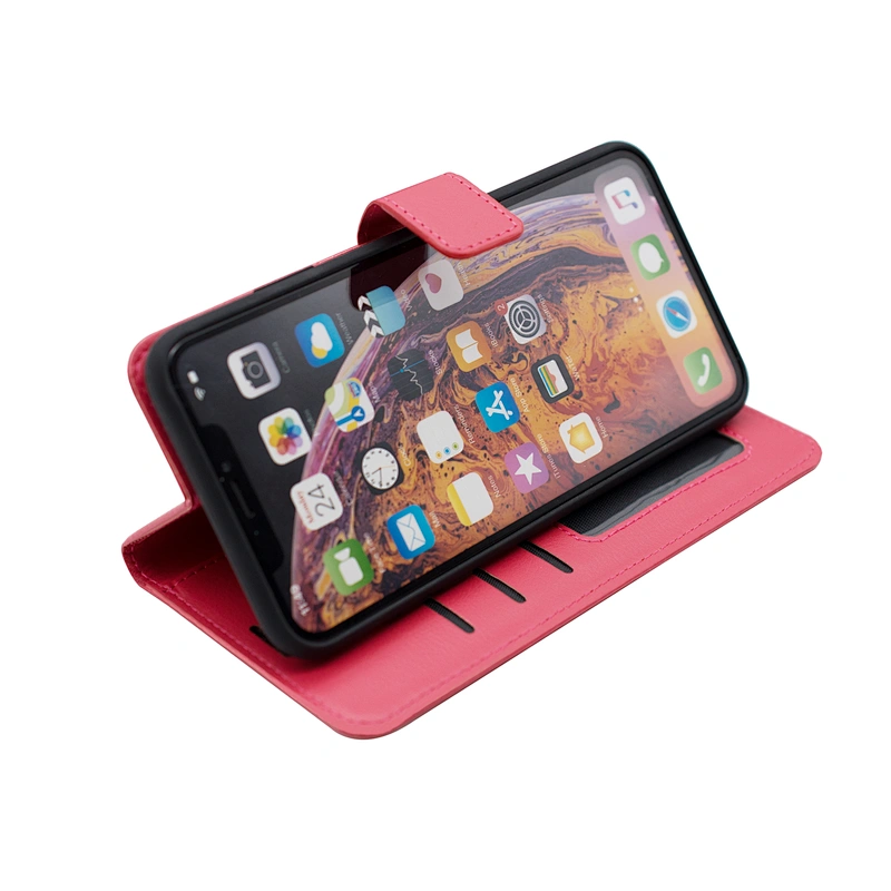 Classic Style PU Leather Phone Flip Cover Case