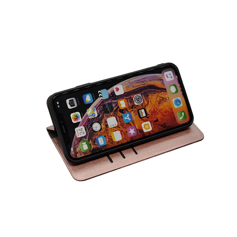 Magnetic Leather Case for iPhone Magnetic Book Case