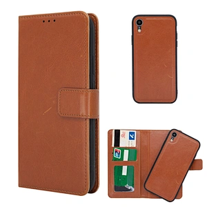 Premium Detachable PU Leather Phone Flip Cover