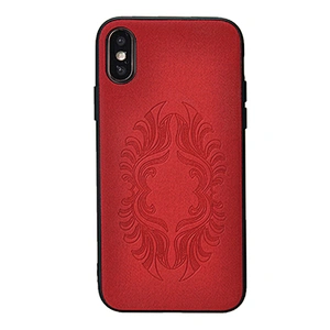 Embossing Phone Case PC+TPU 2in1 Phone Back Cover