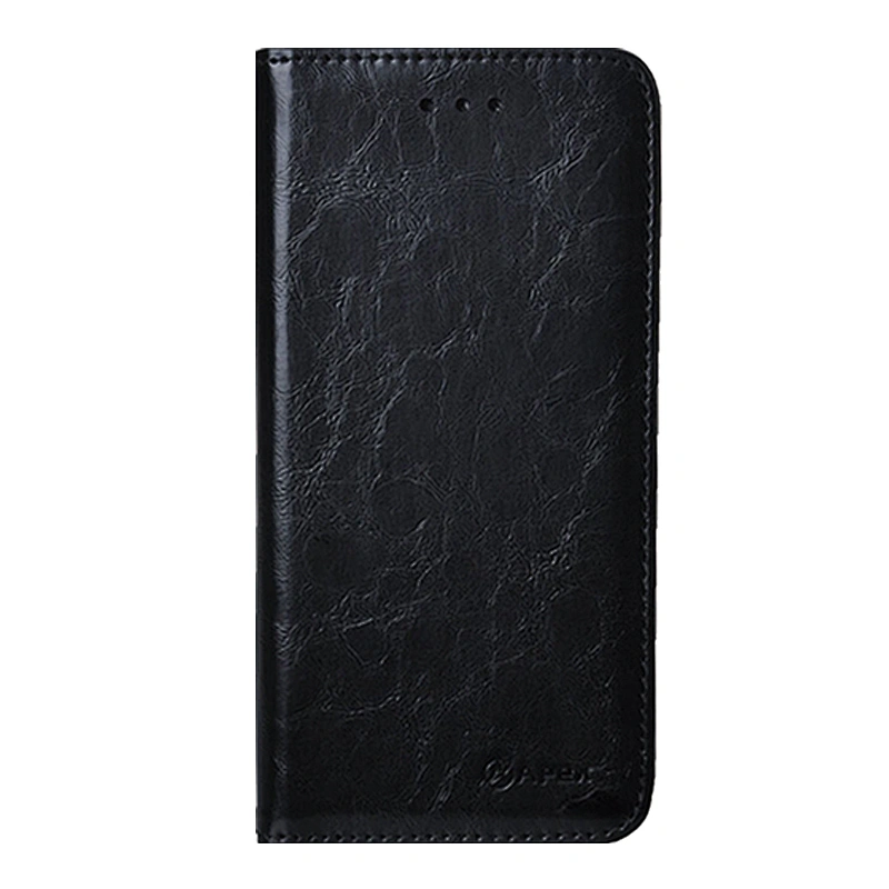 Leather Phone Book Case Phone Flip Cover Phone Wallet Case Card Slots