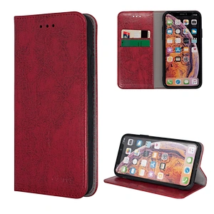 Leather Phone Book Case Phone Flip Cover Phone Wallet Case Card Slots