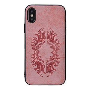 Embossing Phone Case PC+TPU 2in1 Phone Back Cover
