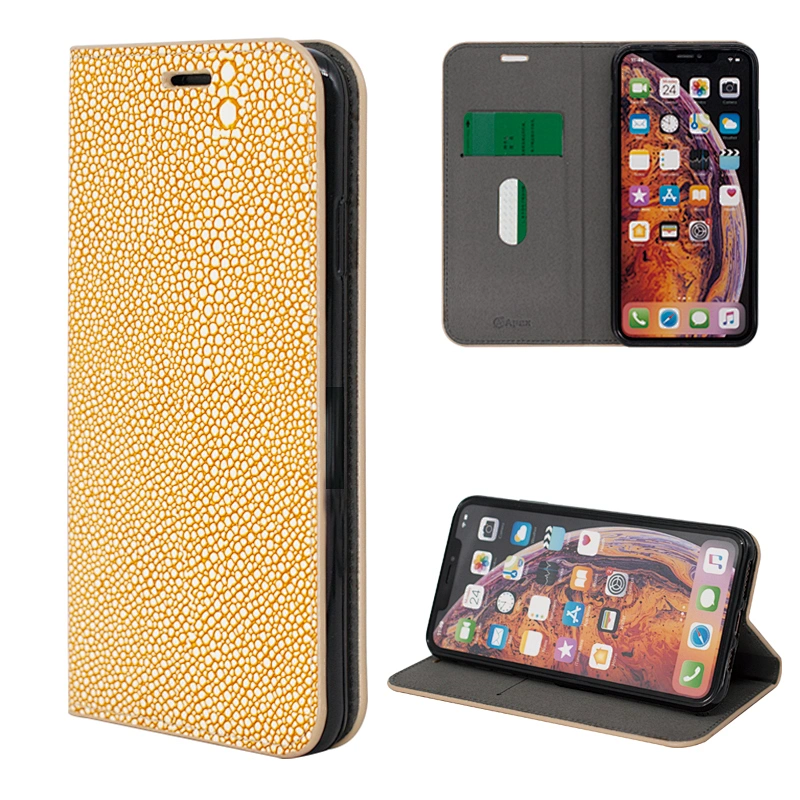 Spotted Grain Cell Phone Book Case