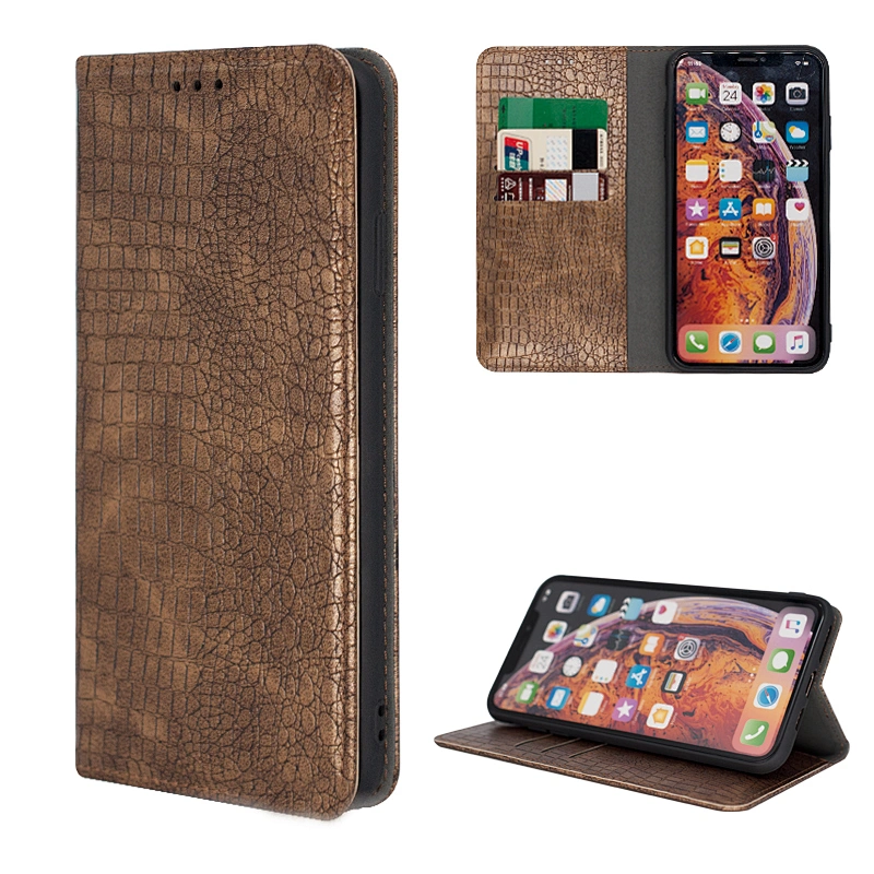 Crocodie Pattern Mobile Phone Book Case
