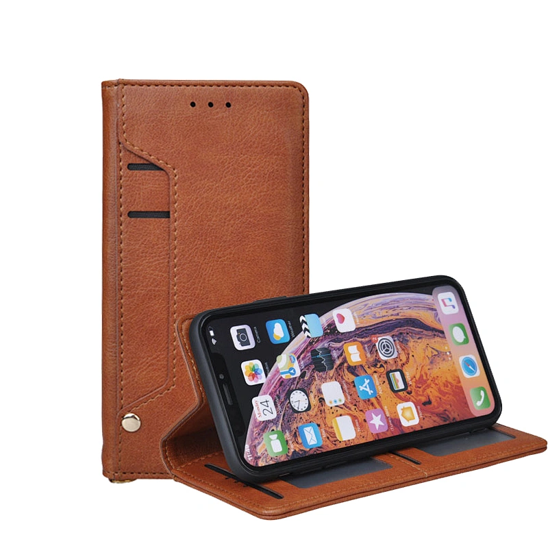 Leather Cell Phone Wallet Case Leather Phone Flip Cover