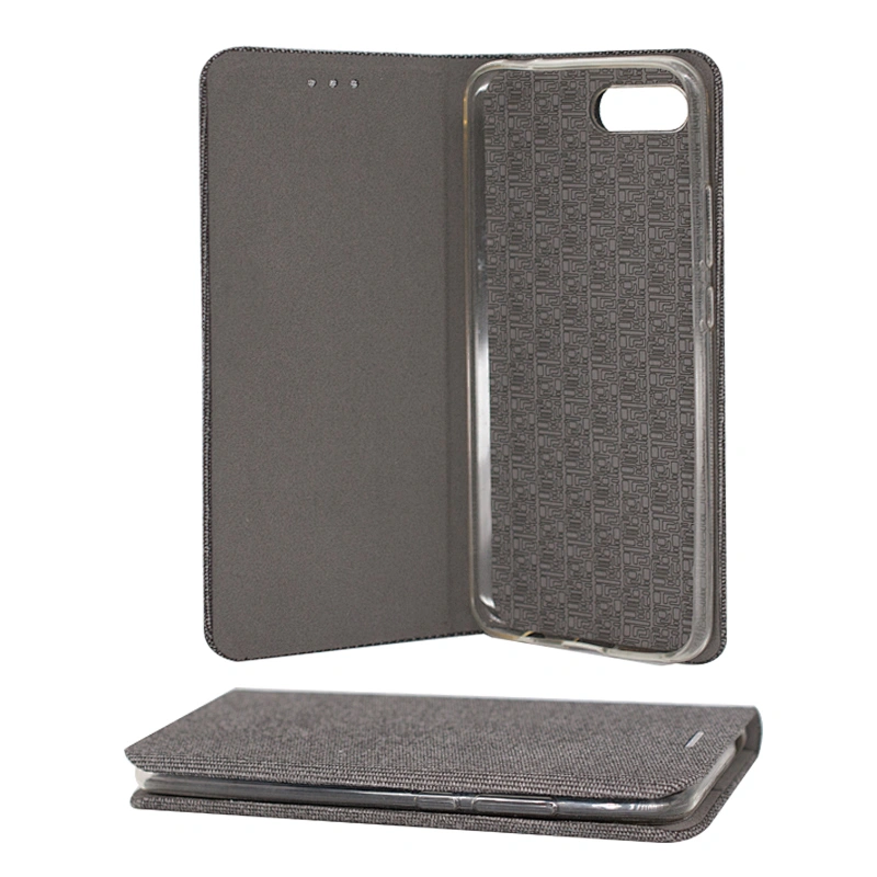 Fabric Phone Book Case Wallet Case With Card Slots