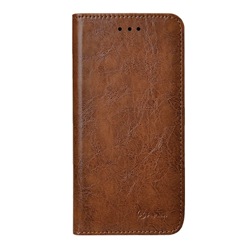 Leather Phone Book Case Phone Flip Cover Phone Wallet Case Card Slots