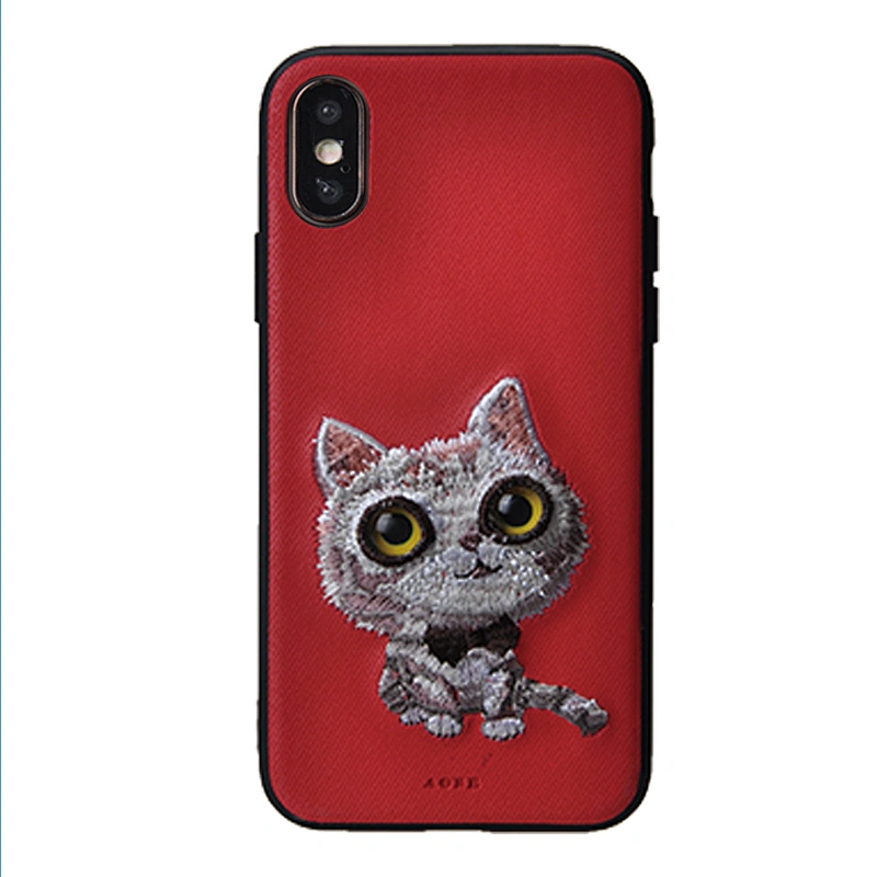 Super Cute Phone Case Cell Phone Cover With Embroidery Pattern