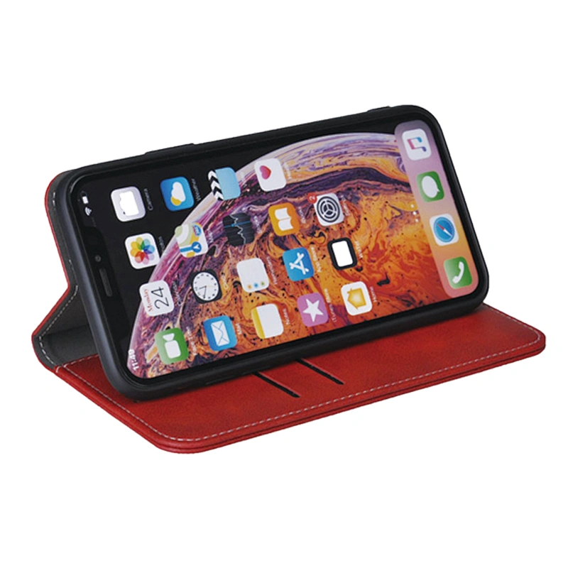 Leather Phone Flip Cover Phone Wallet Case Phone Book Case Card Slots