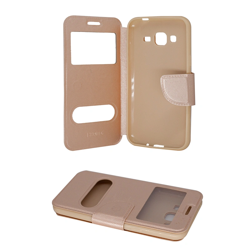 Phone Wallet Case With Window View Cell Flip Cover