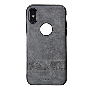 Splicing Style Cell Phone Case Phone Cover With Brand Hole