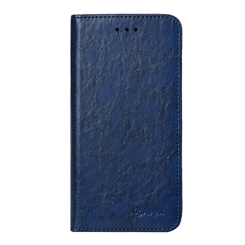 Leather Phone Book Case Phone Flip Cover Phone Wallet Case Card Slots