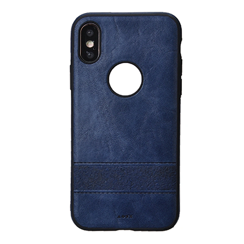 Splicing Style Cell Phone Case Phone Cover With Brand Hole