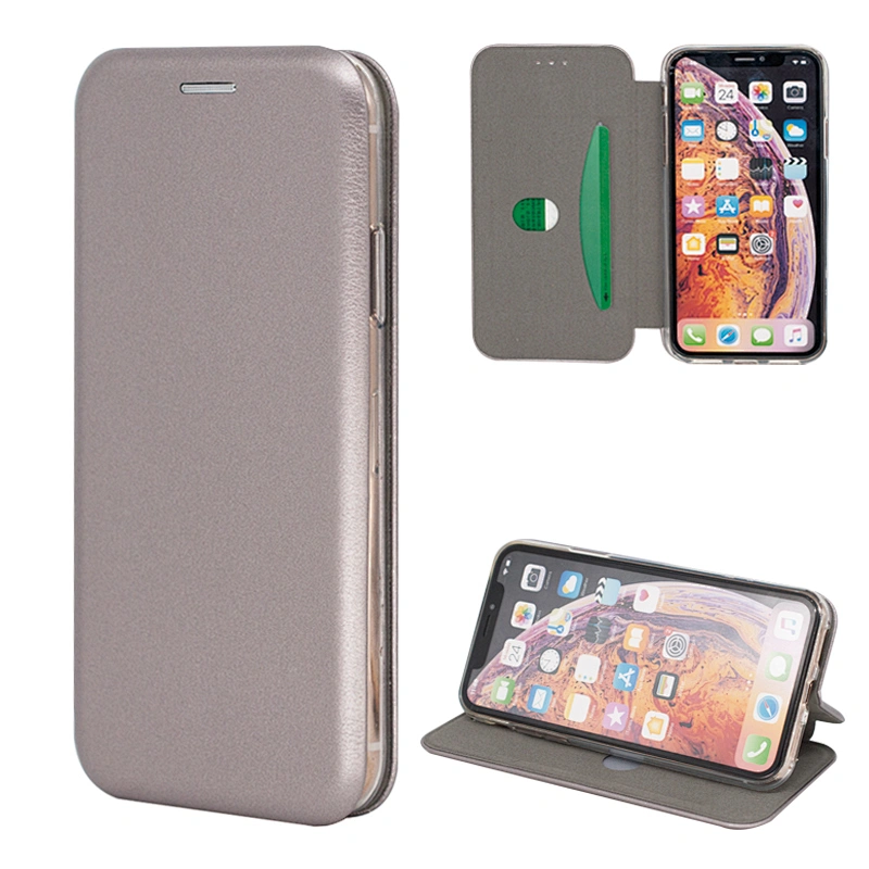 Leather Phone Wallet Case Shell Phone Book Case