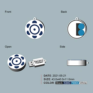 Custom design PVC cheap usb flash drives wholesale