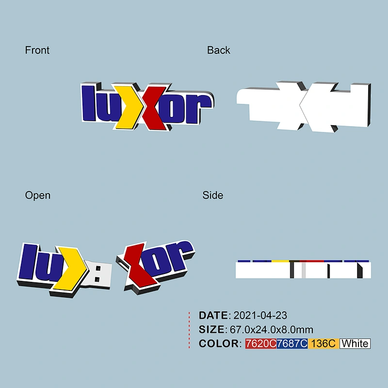 Oem Pvc 2Gb 4Gb 8Gb 16Gb 32Gb Usb Stick Custom