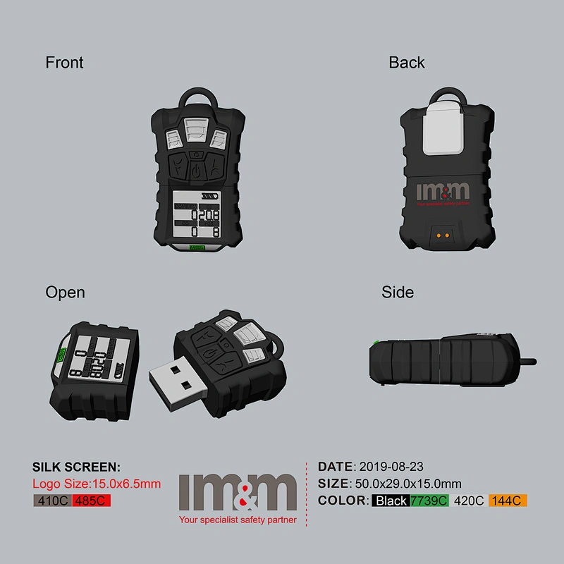 Latest 3D PVC Spary Bottle USB 2.0 Flash Drive Custom Logo