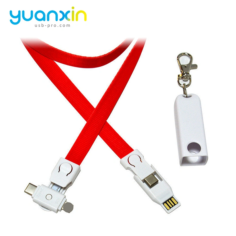 New Custom lanyard usb cable