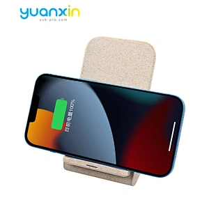 ECO Friendly Desktop Wireless Charger with phone holder