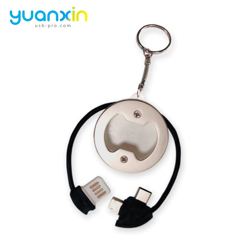 Bottle Opener Keychain USB cable