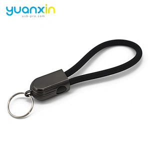 New PU keychain charging cable