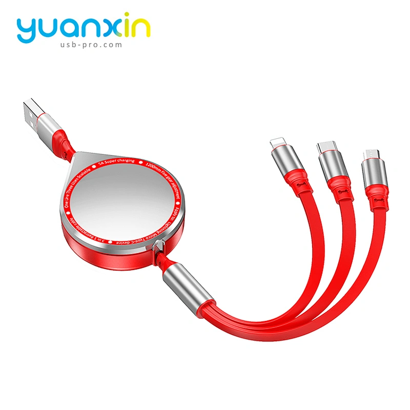 3A Fast retract Charging Cable