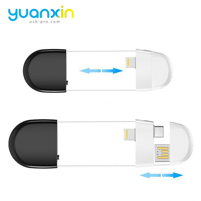 ABS+TPE retract charging cable