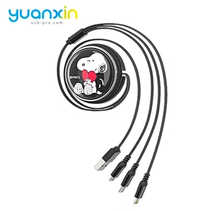 Custom  3A Retract Charging Cable