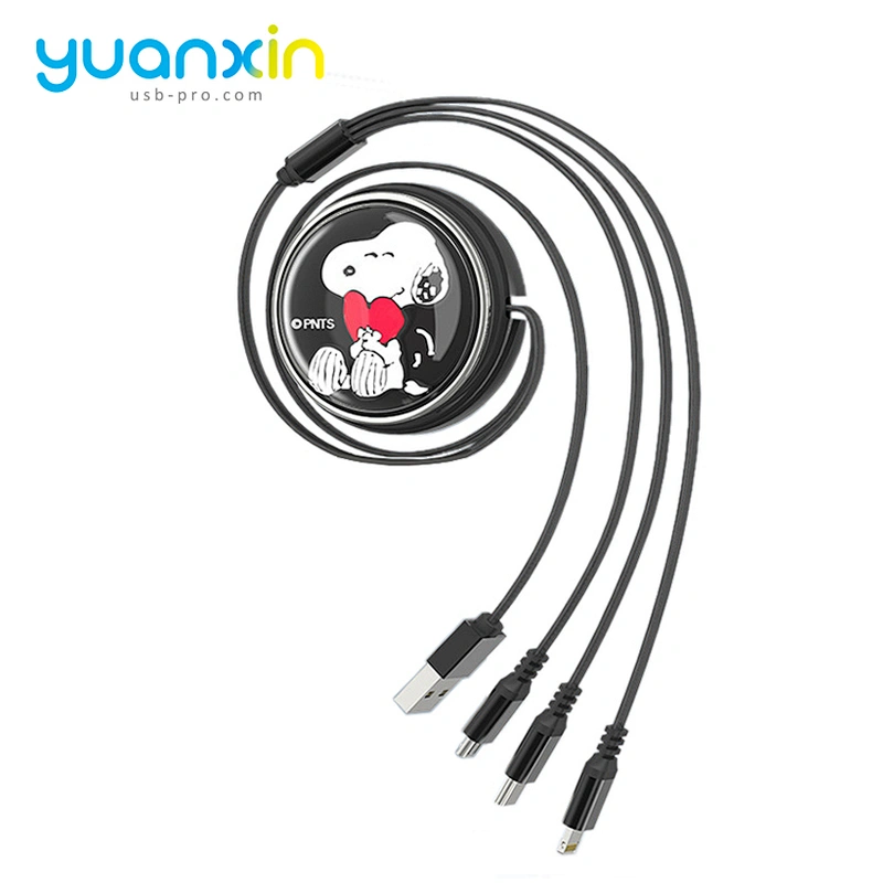 Custom  3A Retract Charging Cable