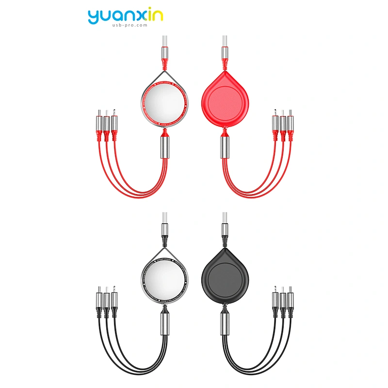 3A Fast retract Charging Cable