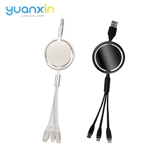 Custom retract ABS charging cable