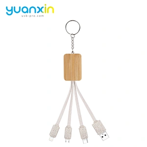 Eco keychain usb cable