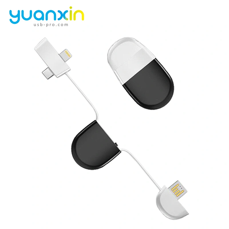 ABS+TPE retract charging cable